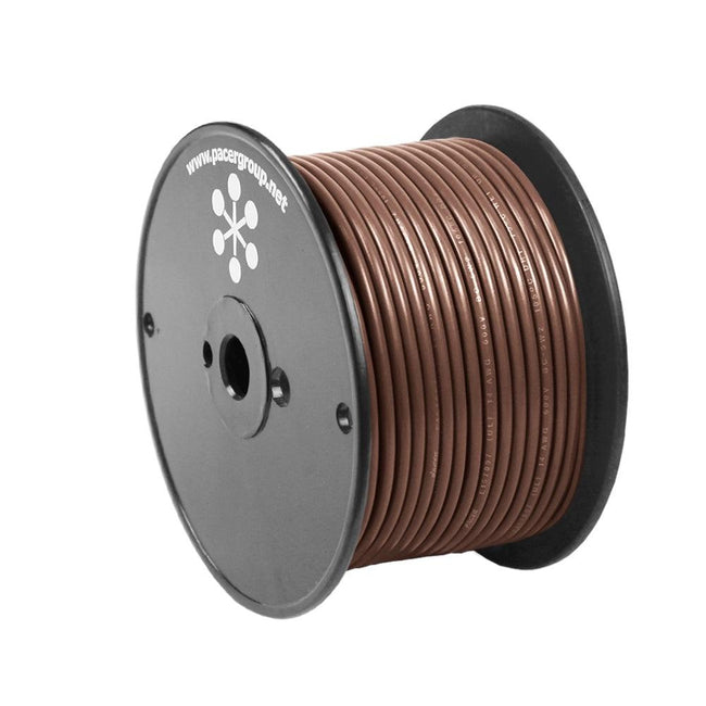 Pacer Brown 12 AWG Primary Wire - 100 [WUL12BR-100] - Rough Seas Marine