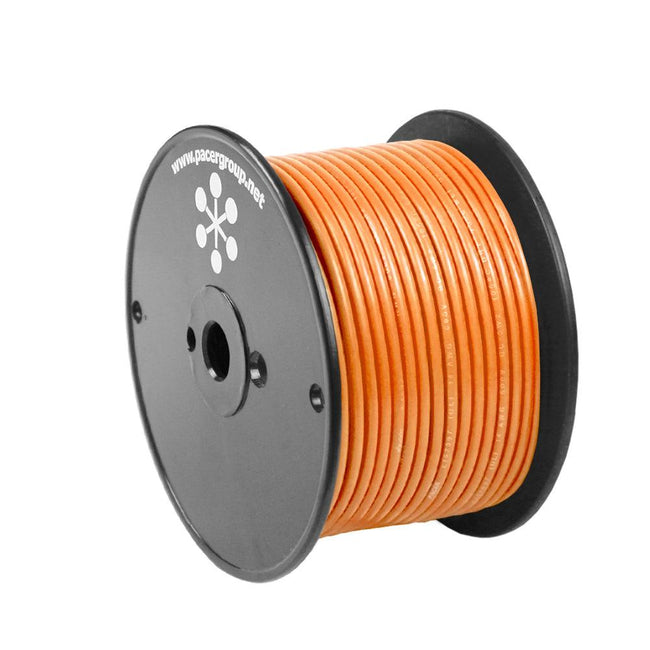 Pacer Orange 12 AWG Primary Wire - 100 [WUL12OR-100] - Rough Seas Marine