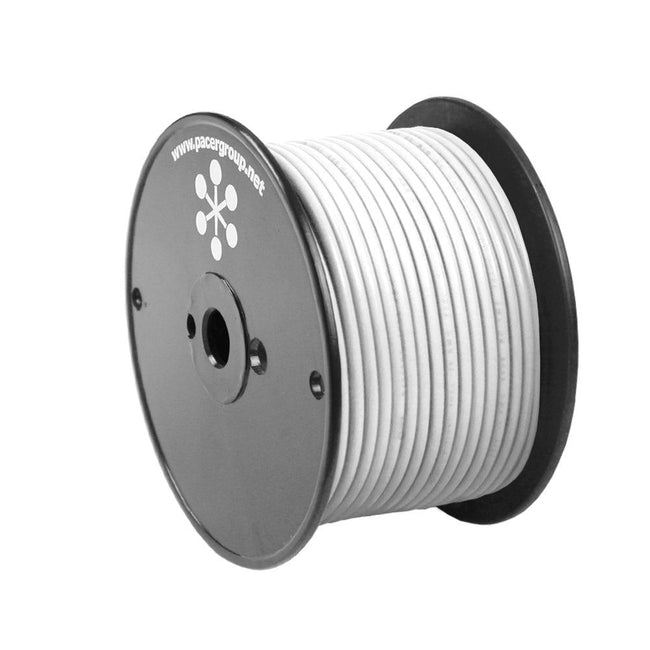 Pacer White 10 AWG Primary Wire - 100 [WUL10WH-100] - Rough Seas Marine
