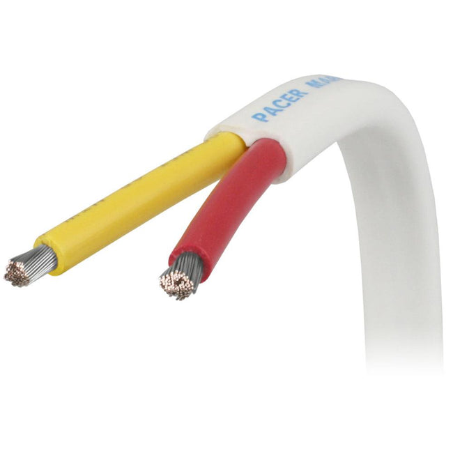 Pacer 16/2 AWG Safety Duplex Cable - Red/Yellow - Sold By The Foot [W16/2RYW-FT] - Rough Seas Marine