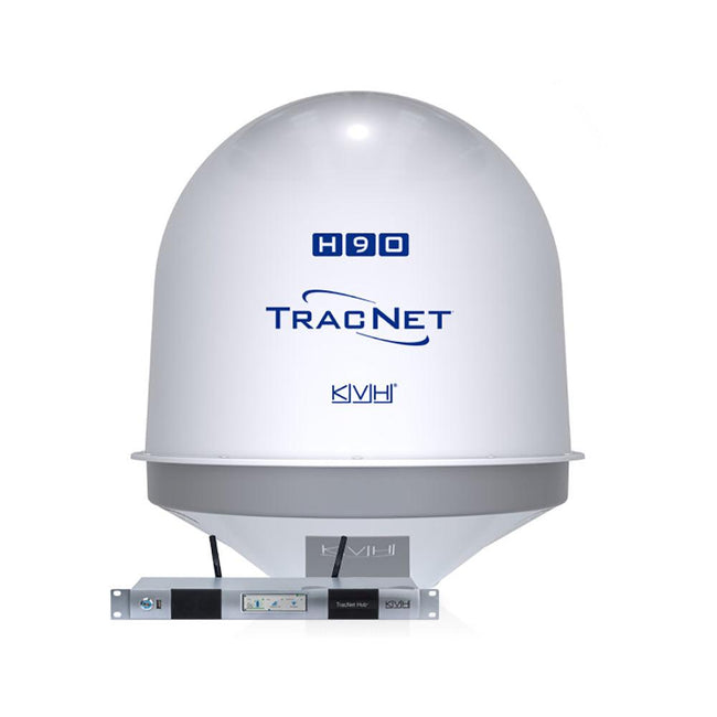 KVH TracNet H90 Ku-Band Antenna w/TracNet Hub [01-0441-11] - Rough Seas Marine