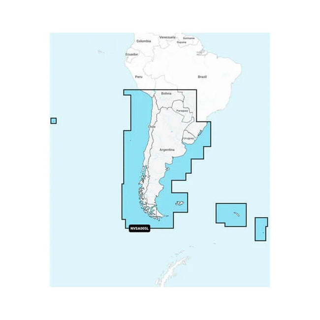 Garmin Navionics Vision+ NVSA005L - Chile, Argentina  Easter Island - Marine Charts [010-C1286-00] - Rough Seas Marine