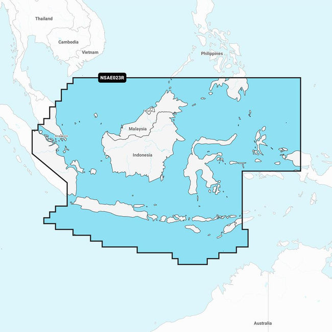 Garmin Navionics+ NSAE023R - Java  Borneo - Marine Chart [010-C1221-20] - Rough Seas Marine