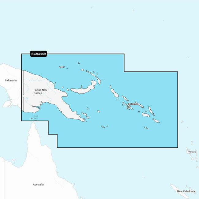 Garmin Navionics+ NSAE025R - Papua New Guinea  Solomon Islands - Marine Chart [010-C1223-20] - Rough Seas Marine