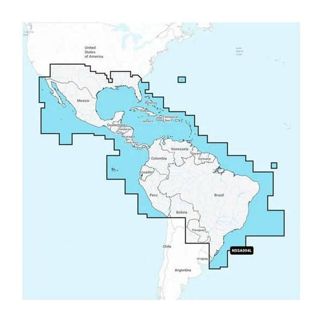 Garmin Navionics+ NSSA004L - Mexico, the Caribbean to Brazil - Inland  Coastal Marine Chart [010-C1285-20] - Rough Seas Marine