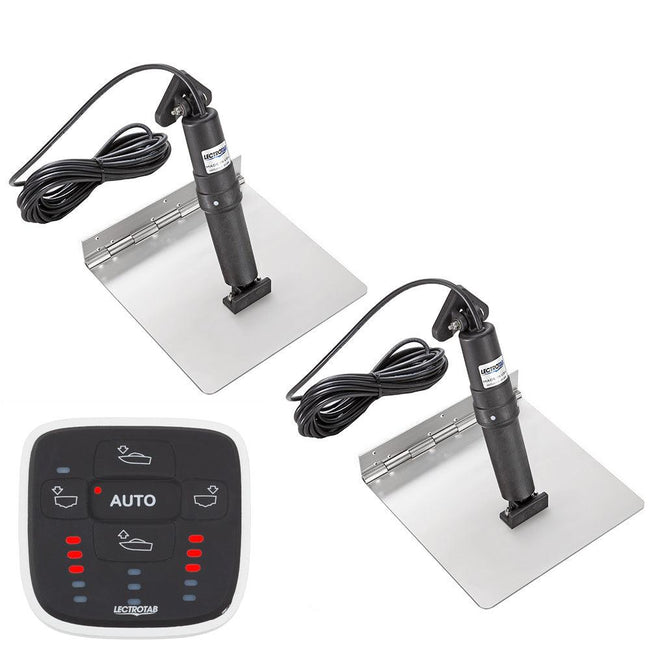 Lectrotab XKA Stainless Steel Trim Tab Kit w/ALC-1 Control - 12 x 9 [XKASAL12X9] - Rough Seas Marine