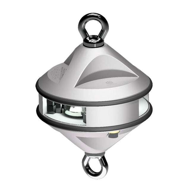 Lopolight Series 200-012 - Hoist Light - 2NM - White - Silver Housing [200-012G2-H1C] - Rough Seas Marine