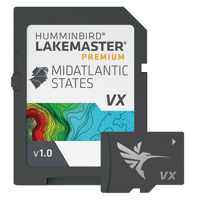 Humminbird LakeMaster VX Premium - Mid-Atlantic States [602004-1] - Rough Seas Marine