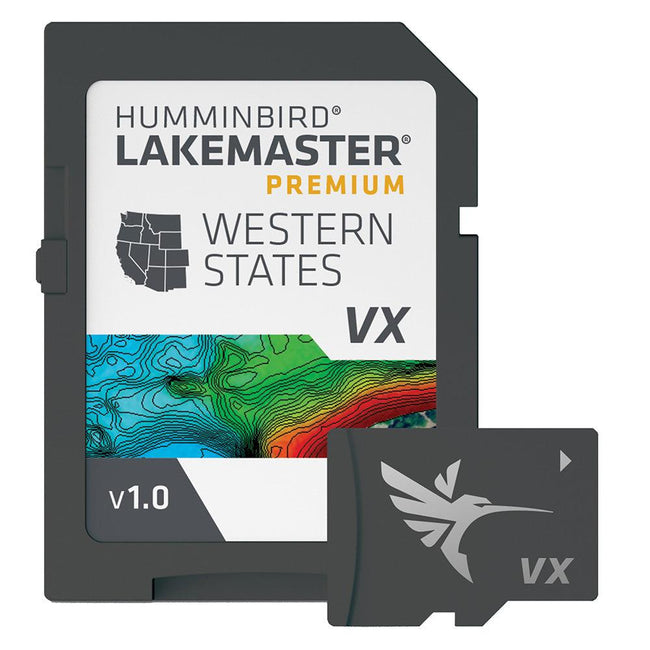 Humminbird LakeMaster VX Premium - Western States [602009-1] - Rough Seas Marine