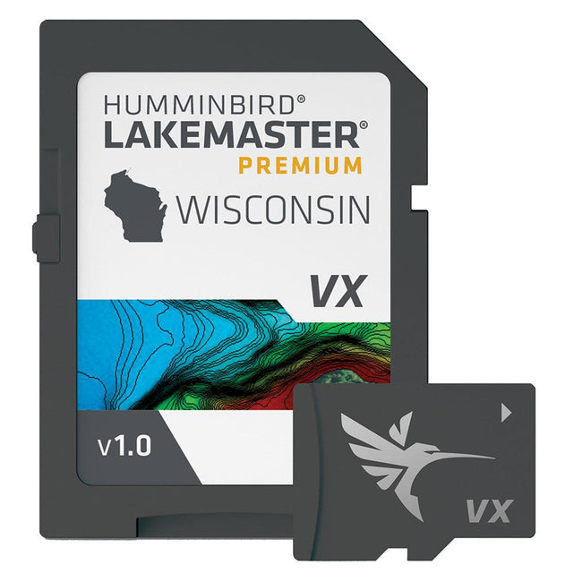 Humminbird LakeMaster VX Premium - Wisconsin [602010-1] - Rough Seas Marine