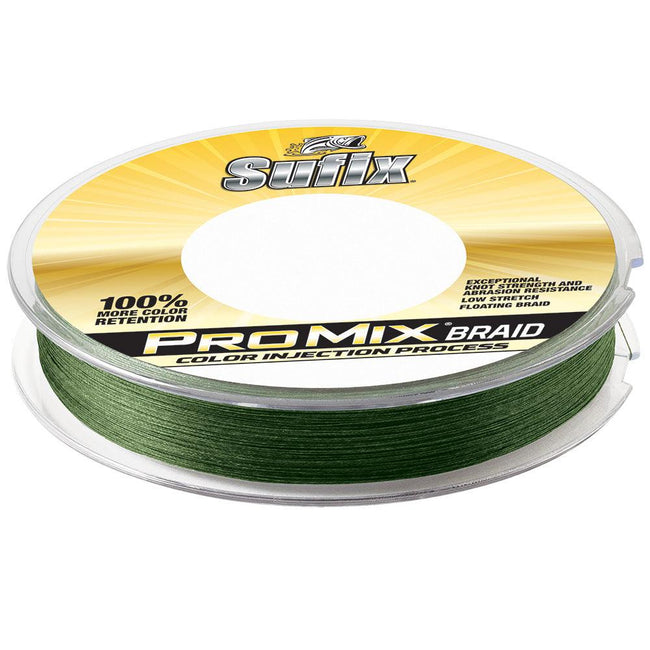 Sufix ProMix Braid - 50lb - Low-Vis Green - 300 yds [630-150G] - Rough Seas Marine