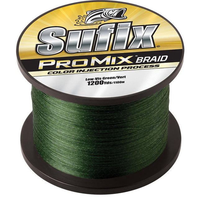 Sufix ProMix Braid - 10lb - Low-Vis Green - 1200 yds [630-310G] - Rough Seas Marine