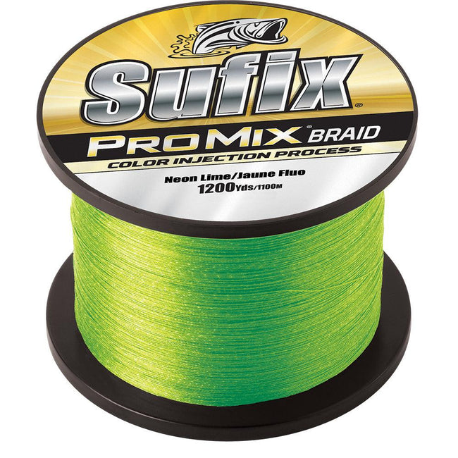 Sufix ProMix Braid - 65lb - Neon Lime - 1200 yds [630-365L] - Rough Seas Marine
