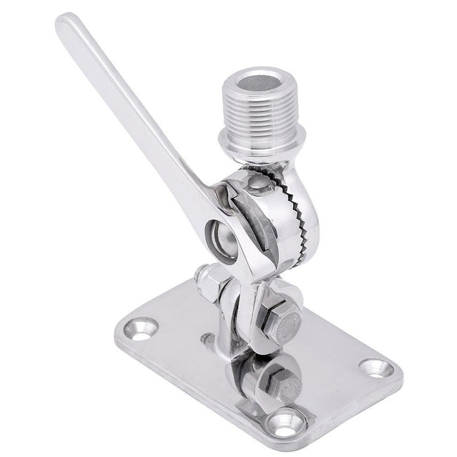 Whitecap Ratchet Antenna Mount - 316 Stainless Steel [S-1802C] - Rough Seas Marine