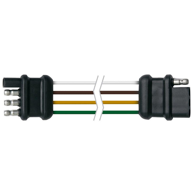 Ancor Trailer Connector-Flat 4-Wire - 12" Loop [249101] - Rough Seas Marine