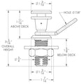 TACO Quick Release Fender Lock Kit [F16-0200-1] - Rough Seas Marine