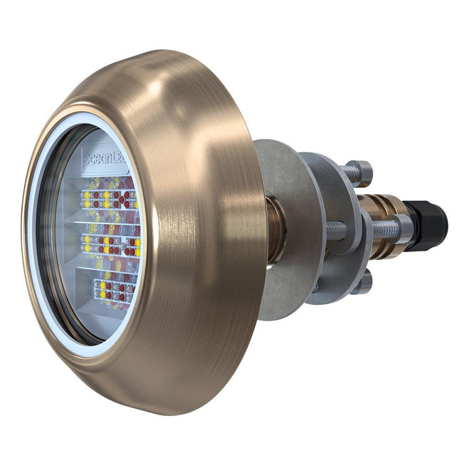 OceanLED Explore E6 Thru Hull - Full RGBW Colors DMX [E6TH009CD] - Rough Seas Marine