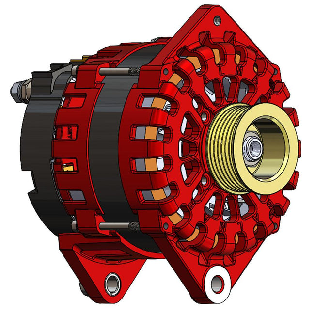Balmar Alternator 250 AMP 12V 3.15" Dual Foot Saddle K6 Pulley [XT-CR-250-K6] - Rough Seas Marine