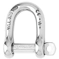 Wichard Not Self-Locking D Shackle - 14mm Diameter - 9/16" [01207] - Rough Seas Marine