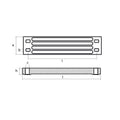 Tecnoseal Zinc Yamaha Bar Anode f/Engine Bracket [01112-1] - Rough Seas Marine