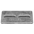 Tecnoseal Rectangular Zinc Plate Anode w/Inserts - 12" x 6" x 1" [TEC-DIVERSD] - Rough Seas Marine