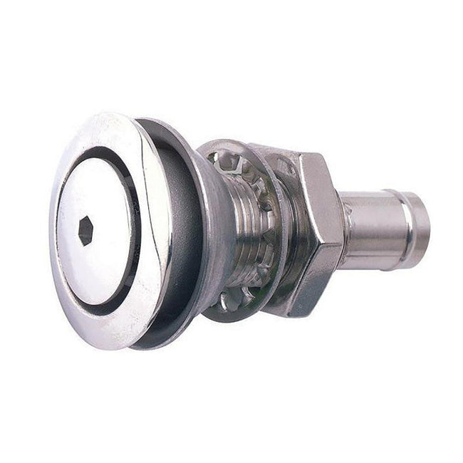 Attwood 316 Stainless Steel Alloy Flush Mount Fuel Vent - Straight Vent [66031-3] - Rough Seas Marine