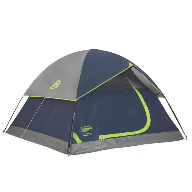 Coleman Sundome 4-Person Camping Tent - Navy Blue  Grey [2000035697] - Rough Seas Marine