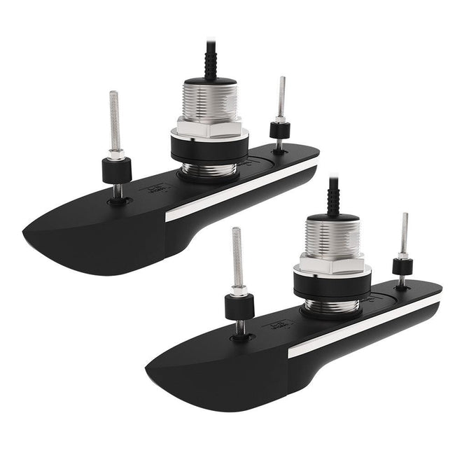 Raymarine RVM-420 Stainless Steel Thru-Hull Pair, 20 Degree Deadrise  10M Cable [T70544] - Rough Seas Marine