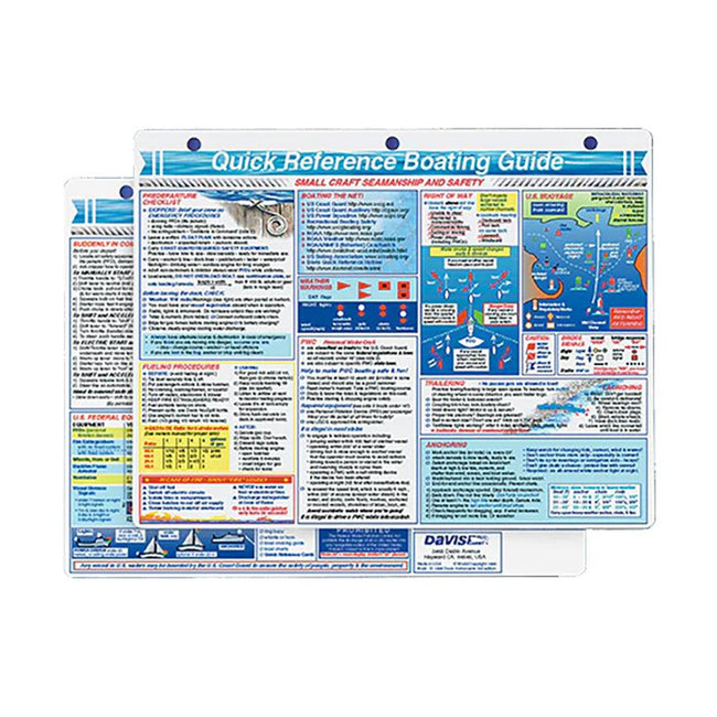 Davis Quick Reference Boating Guide Card [128] - Rough Seas Marine