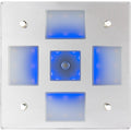 Sea-Dog Square LED Mirror Light w/On/Off Dimmer - White  Blue [401840-3] - Rough Seas Marine