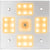 Sea-Dog Square LED Mirror Light w/On/Off Dimmer - WhiteBlue [401840-3] - Rough Seas Marine